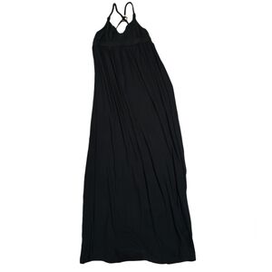 Mudd Black Maxi Dress with Strappy Twist Back